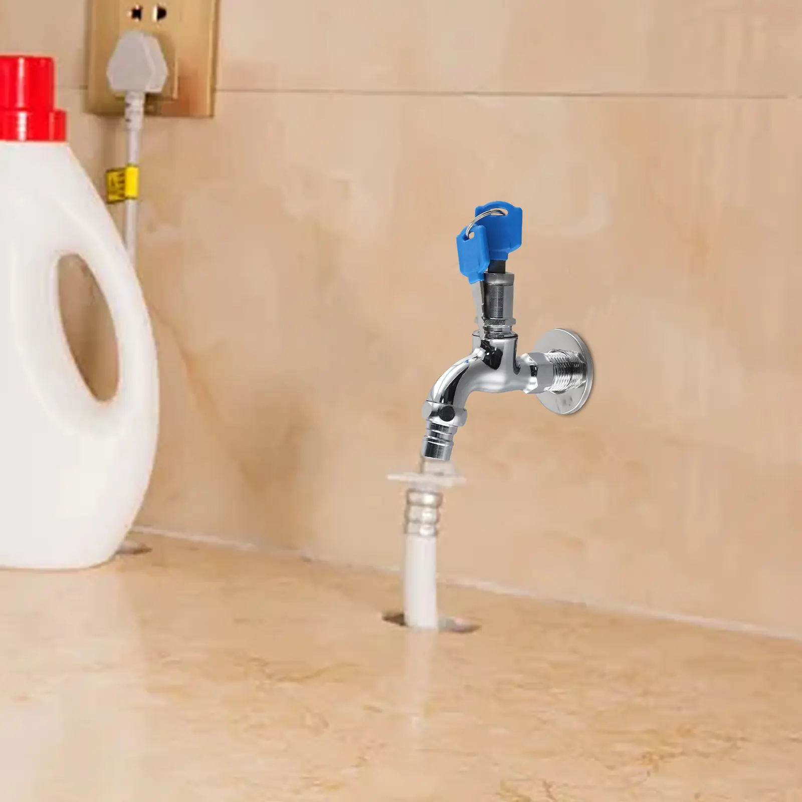 Faucet Outdoor Faucet Outdoor Public Public Places 1/2 \"male Thread Car Wash Garden Metal Alloy Pools With Water