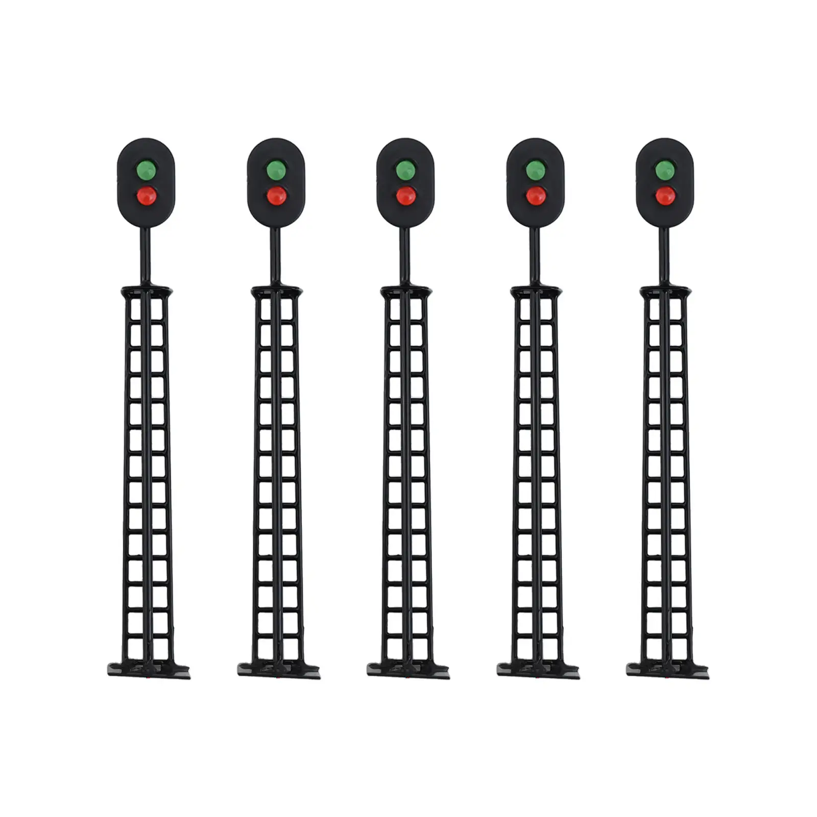 Signal Light Light Factory Garden LED Signals Lampposts Sand Table Model Scenario Model Railway & Building Layout