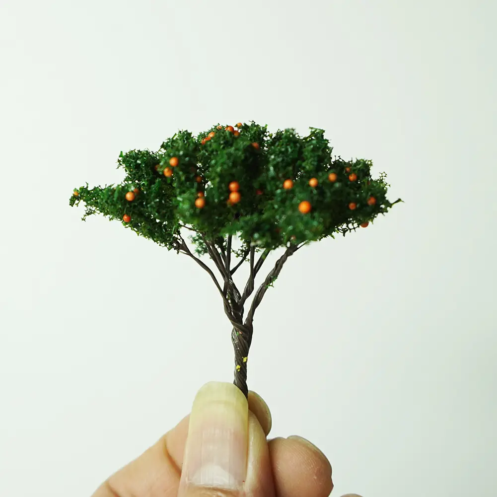 10pcs 5cm Mini Model Trees Moss Succulent Micro= Landscape Decoration Landscaping Sand Table  Model Railway Train Layout Model