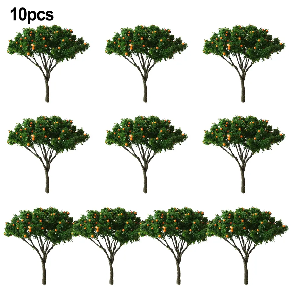 10pcs 5cm Mini Model Trees Moss Succulent Micro= Landscape Decoration Landscaping Sand Table  Model Railway Train Layout Model