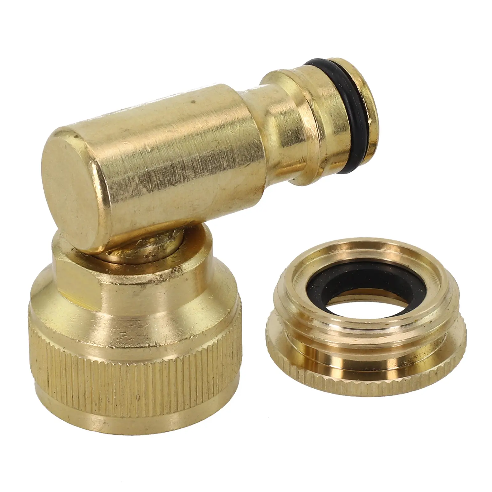 1/2 And 3/4 Hose Connector Brass Hose Connection Home Garden Small Field External Thread Taps Long-term Use Solid Brass