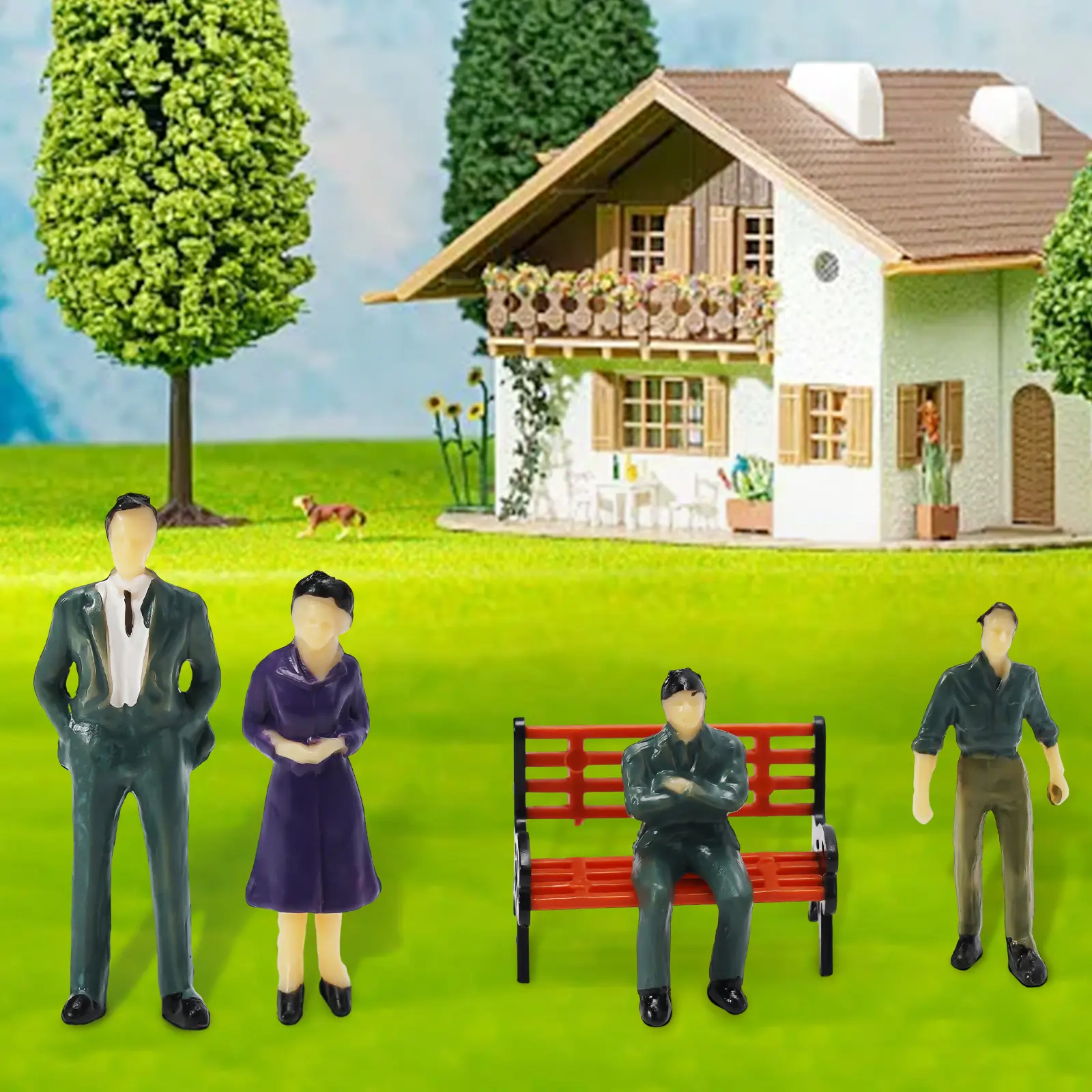 Suitable Supply Useful Brand New Model People Passanger Figures Decoration Decortaion Figures Layout Passenger