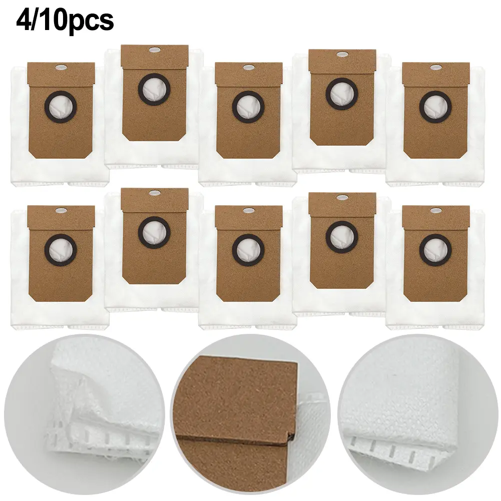 Reusable Vacuum Dust Bags Pack of 4/10 for Cecotec For Conga 11090 Replacement Bags for Reliable Dust Containment