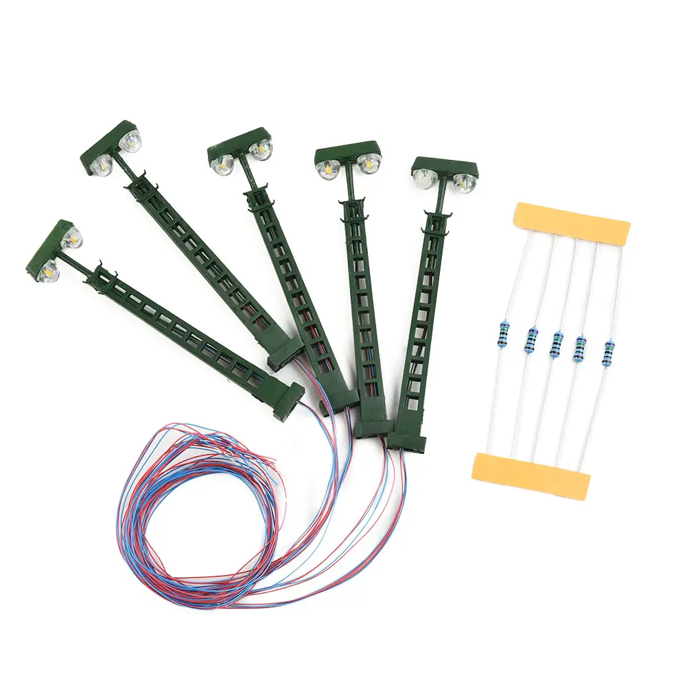 Brand New Lamps Mast Light 3V DC Or AC Age14+ Amperage: 20mA Height: 68 Mm Scale: 1: 87 For Rail & Building Layout!