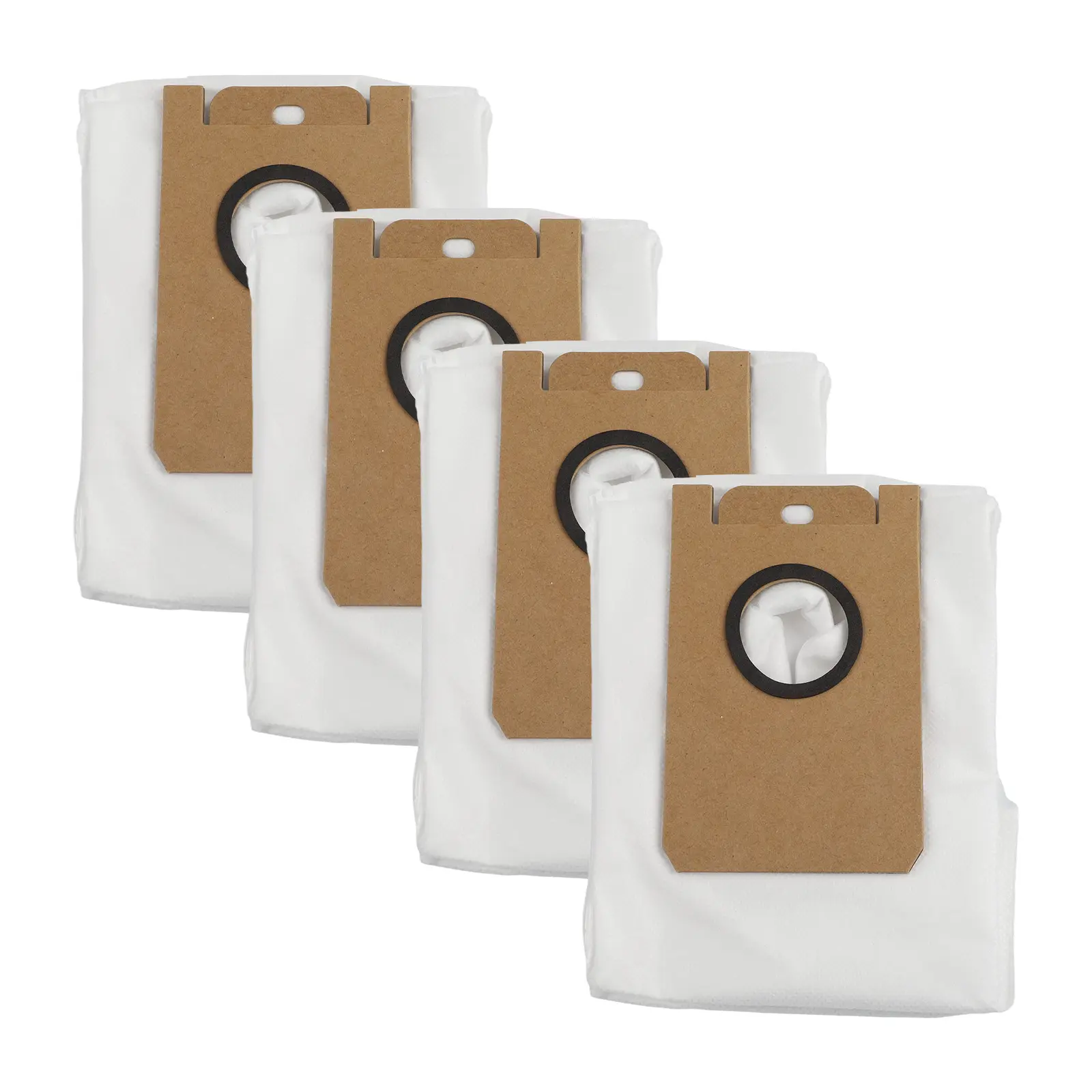 For Robot Vacuums Self Emptying Bags Dust Bags Pet Hair Cleanup Self Emptying Dust Bags Large Capacity Dust Bags