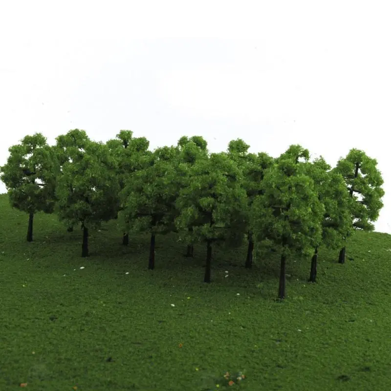 A touch of greenery Model Trees Plastic Landscape 70pcs set Diorama Layout Train Garden Park Buildings Sell well
