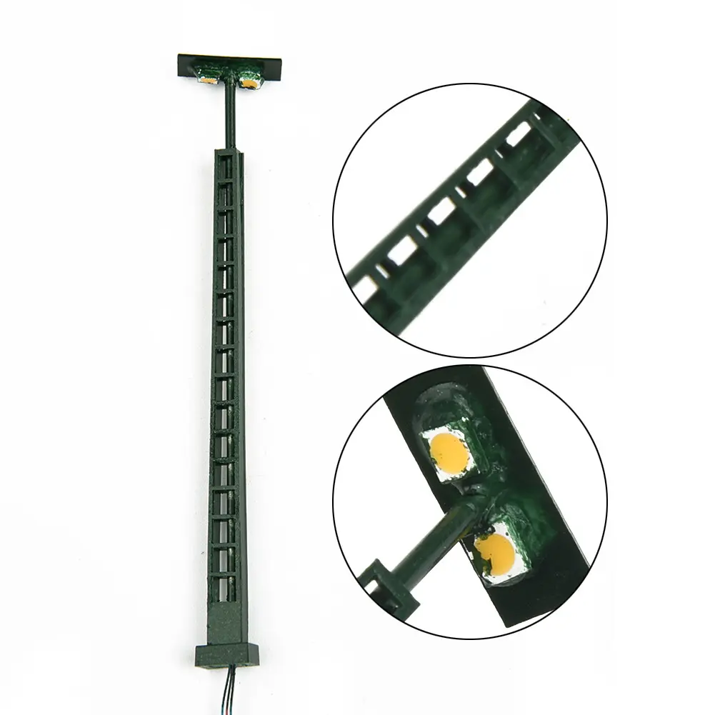 Brand New Lamps Model Railway Lights Model Railway Scale 5Pcs/Set Switch 12-16V Resistors Metal For Building Layout