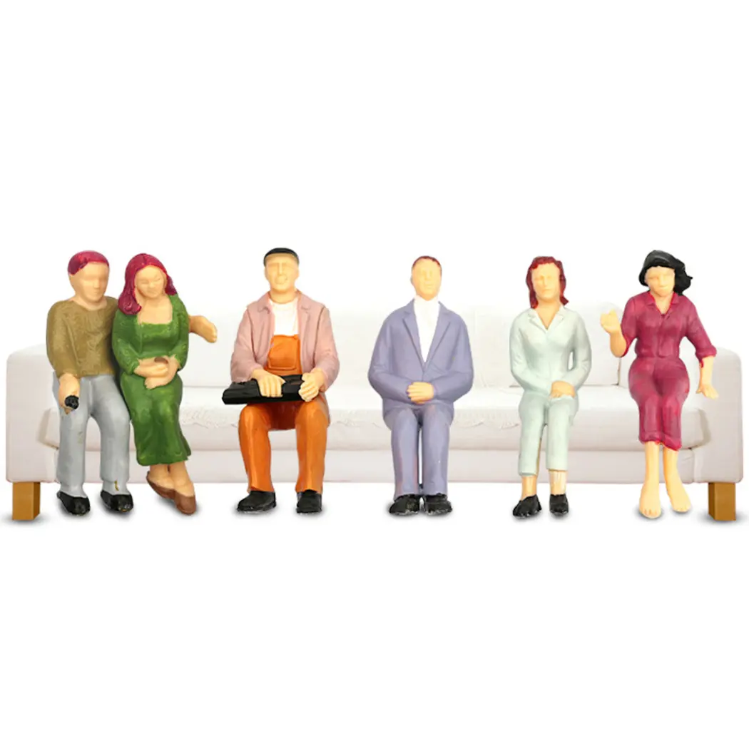 25pcs Model People Figures Mixed People Model Simulated Human Model Sand Table Railway Outdoor Landscape Figures Model Decor