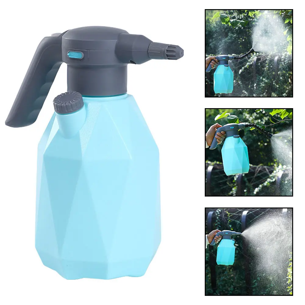 Rechargeable Electric Spray Bottle 2L Featuring Adjustable Nozzle for Effective Gardening and Cleaning Solutions