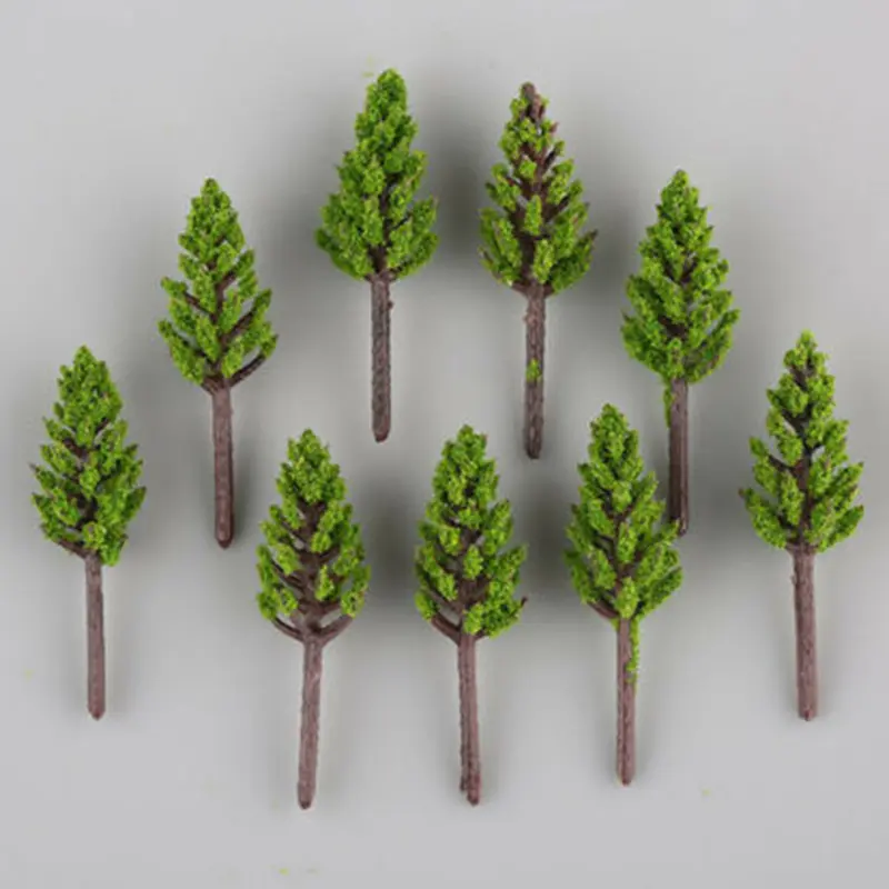 Perfect for Outdoor Landscapes 100Pcs Model Pine Trees for N Z Scale Building Street Layout Bring Life to Your Garden