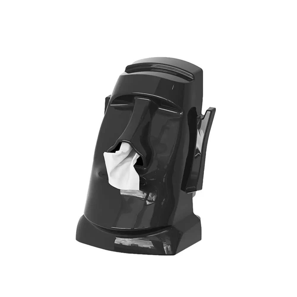 For Living Room For Study Room Stone Napkin Dispenser Napkin Storage 14.5*17*23.5cm Modern Artistic Napkin Dispenser