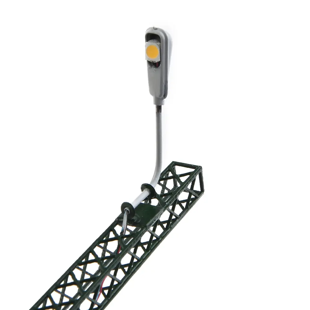Brand New Model Railway Lights Lamp 5 Pieces For Building Layout! For Rail 3V DC Or AC 5Pieces LED Scale: 1: 87 Layout LED Lamp