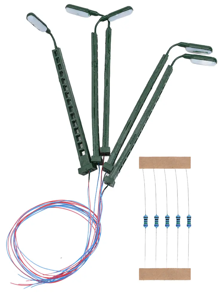 Model Railway Lights Premium Replacement Set Equipment LEDs Lamppost Multifunctional Street Lights Accessories