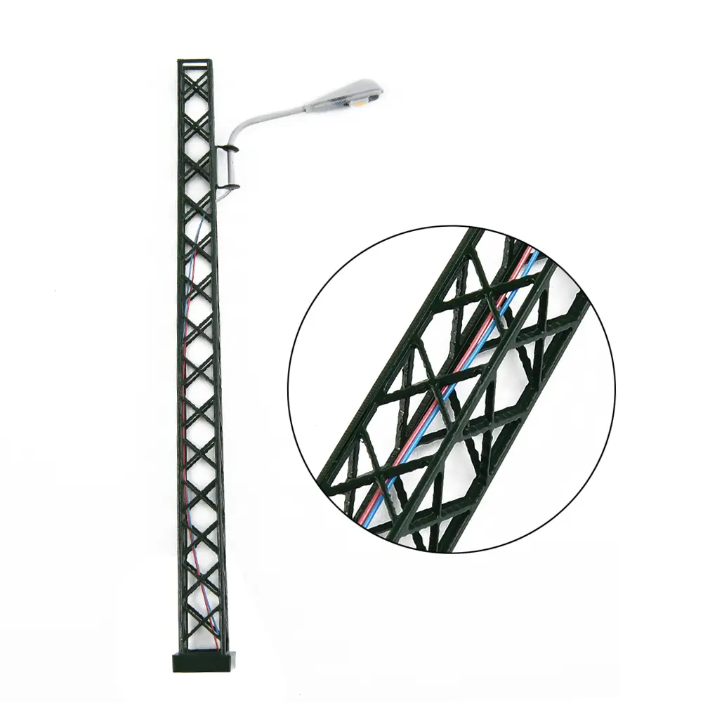 Brand New Model Railway Lights Lamp For Building Layout! For Rail 3V DC Or AC LED Scale: 1: 87 Layout LED Lamp