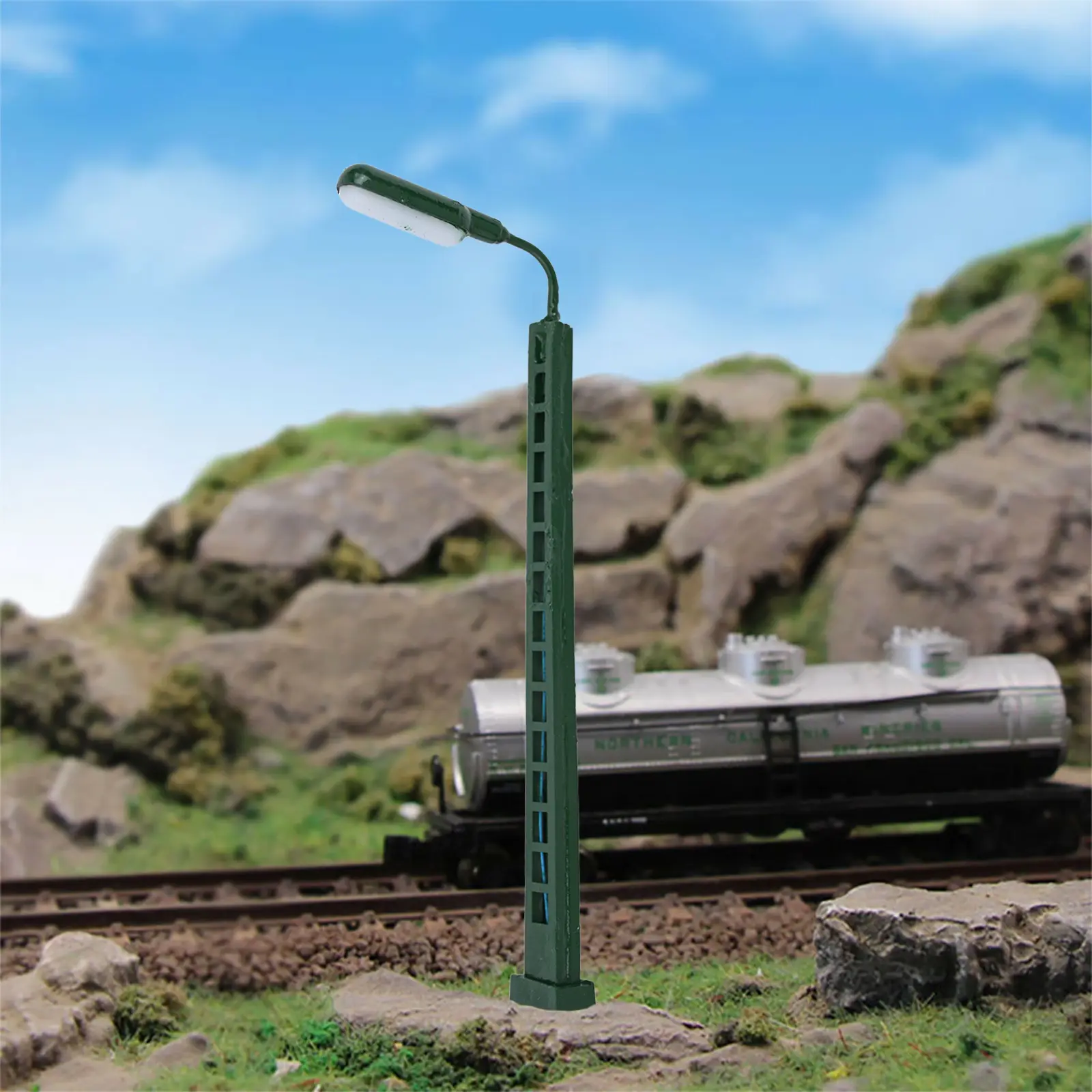 Model Railway Lights Premium Replacement Set Equipment LEDs Lamppost Multifunctional Street Lights Accessories
