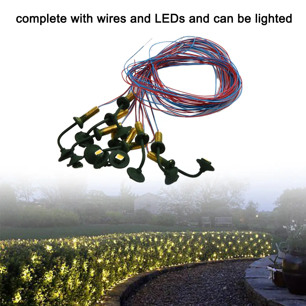 Brand New Hot Sale 30pcs/set For Street Wall Lights Lamp Warm White 1set 20mA 3V DC High Quality LED Long Life