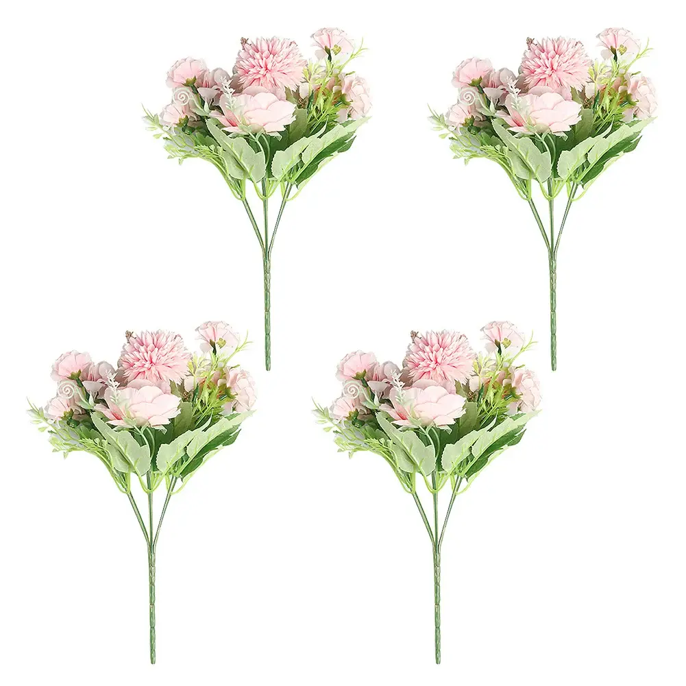 Customizable Design Peony Hydrangea Detail Oriented Easy To Maintain Multi-color Options Artificial Peony Hydrangea Bouquet
