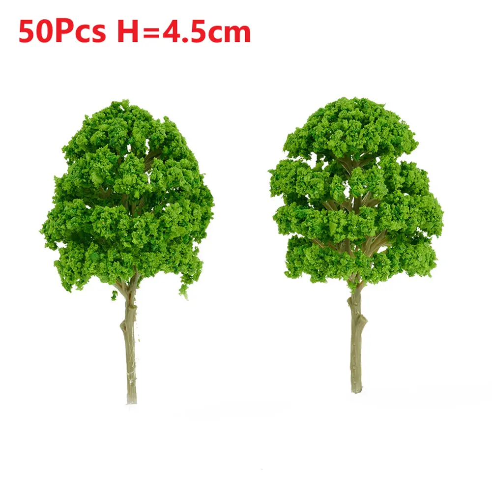 Model Model Tree 100% Brand New 50Pcs About 4.5CM High Quality Model Tree Model Tree*50 Park Landscape Plastic