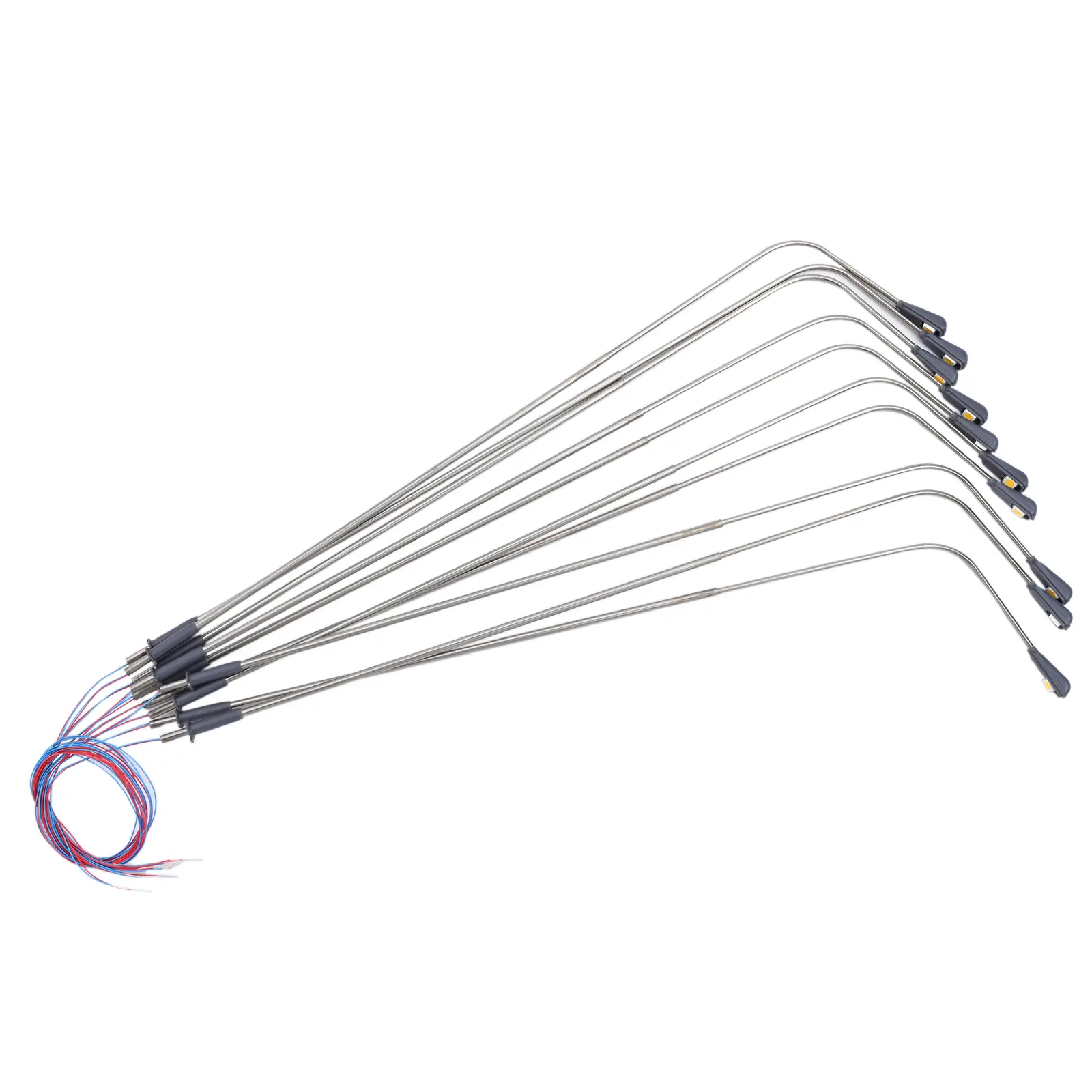 Model Railway Warm White Lamp Post Street Light 10Pcs Single Head 150 Suitable for 3V Supply Made with Metal Material