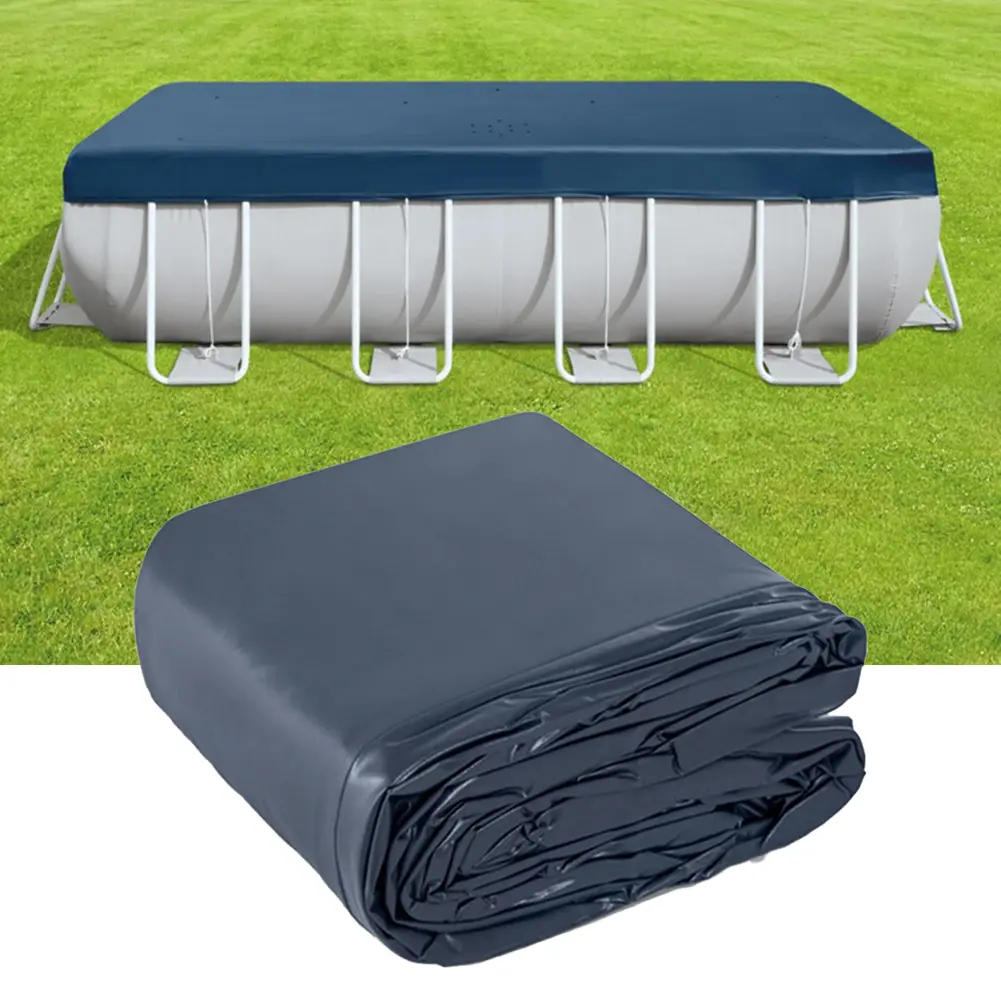Heavy-Duty PVC Swimming Pool Cover With Drainage Holes Fits 400x200x100cm High-selling Tool Accessories For Home Gardening