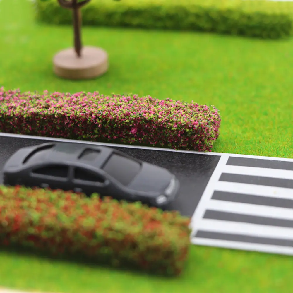 Architectural Models Miniature Shrub Strips Creative Landscaping Customizable Sizes As Shown Enhancing Creative Projects