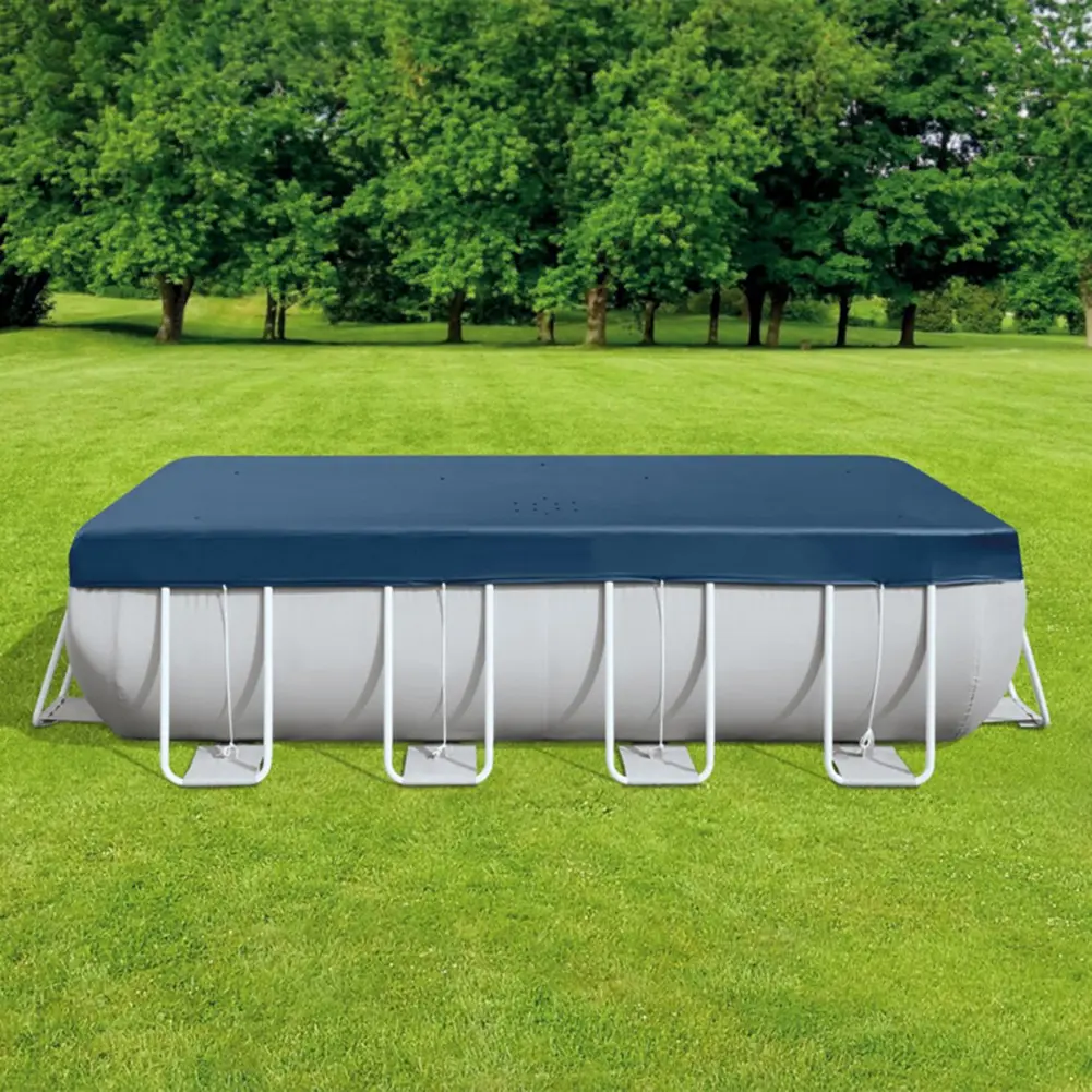 Heavy-Duty PVC Swimming Pool Cover With Drainage Holes Fits 400x200x100cm High-selling Tool Accessories For Home Gardening