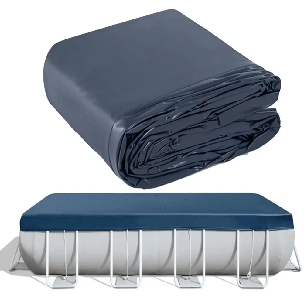 Heavy-Duty PVC Swimming Pool Cover With Drainage Holes Fits 400x200x100cm High-selling Tool Accessories For Home Gardening