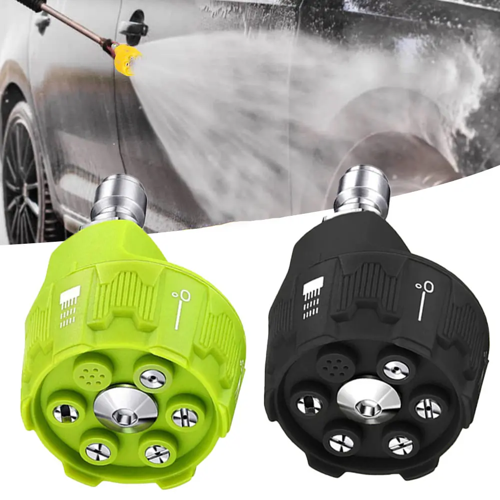 Pressure Washer Nozzle 6-In-1 Power Wash Nozzle Home Cleaning Efficient Pressure Washer Nozzle Compact And Portable