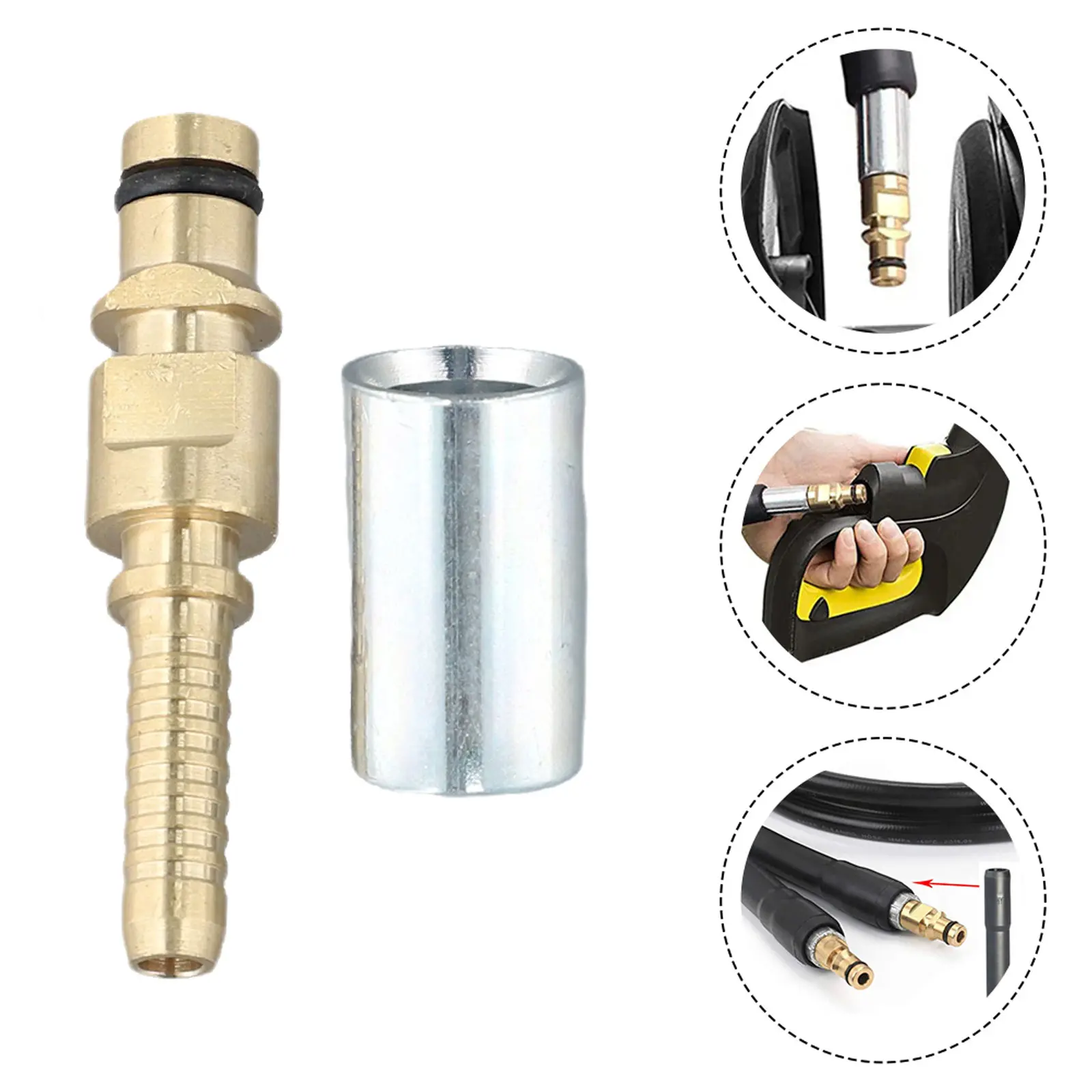 Outdoor Cleaning Pressure Washer Connector Robust Pressure Washing Connector Efficient Cleaning Performance For K3 K4 K5 K6