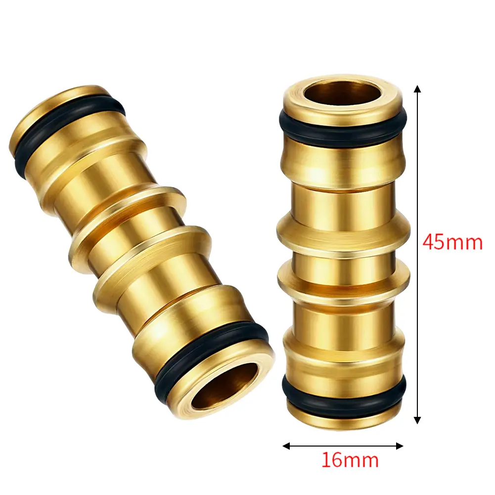 As Pictures Show Double Male Connector Water Leakage Prevention Weather Proof Design Compatible With Garden Hoses