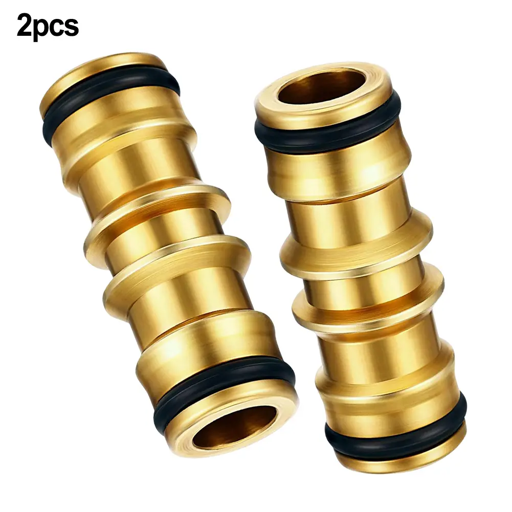 As Pictures Show Double Male Connector Water Leakage Prevention Weather Proof Design Compatible With Garden Hoses