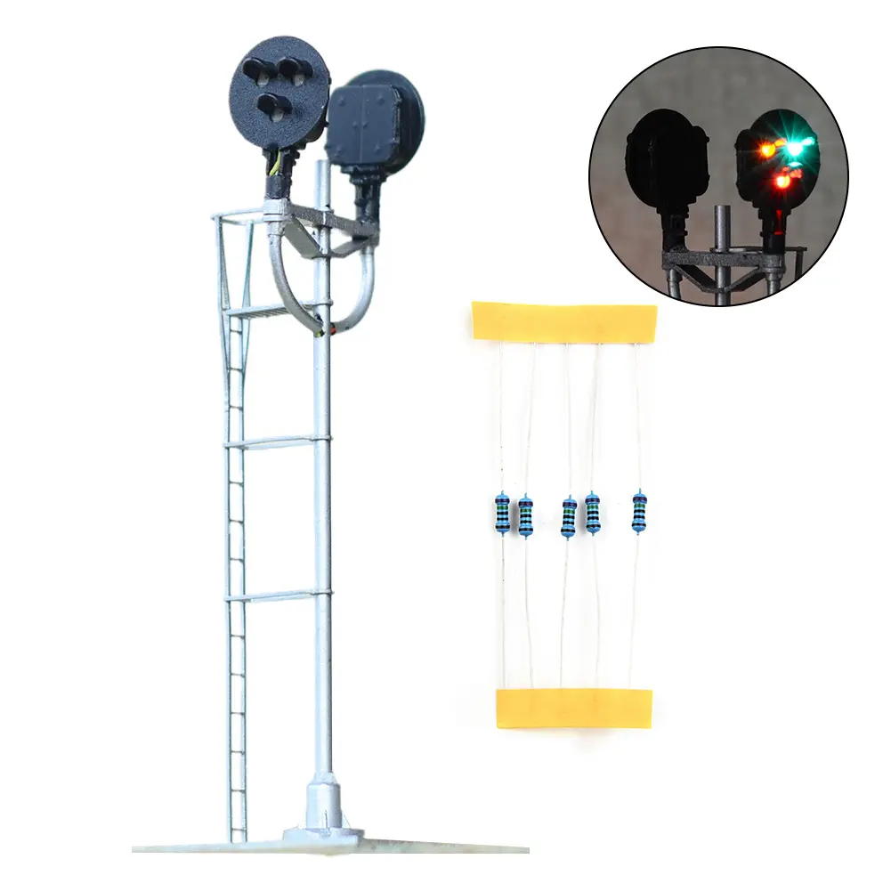 Light Anode Signal 3V DC Only 9cm Model Railroad OO/HO Scale Layouts Parts & Accessories Red/Amber/Green Light
