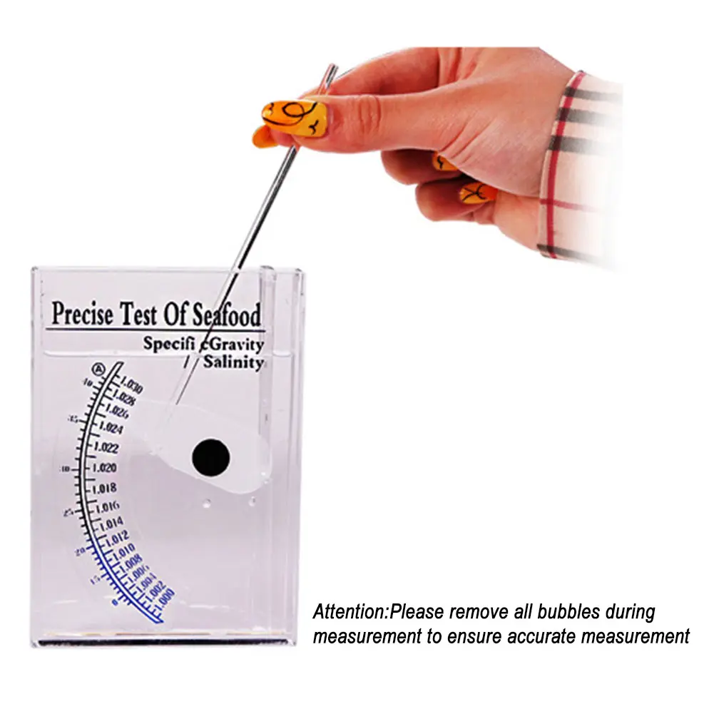 Salinity Meter Seawater Aquaculture Salinity Tester Aquarium Salinity Table Gardening And Home Furnishings Hot Selling Accessori