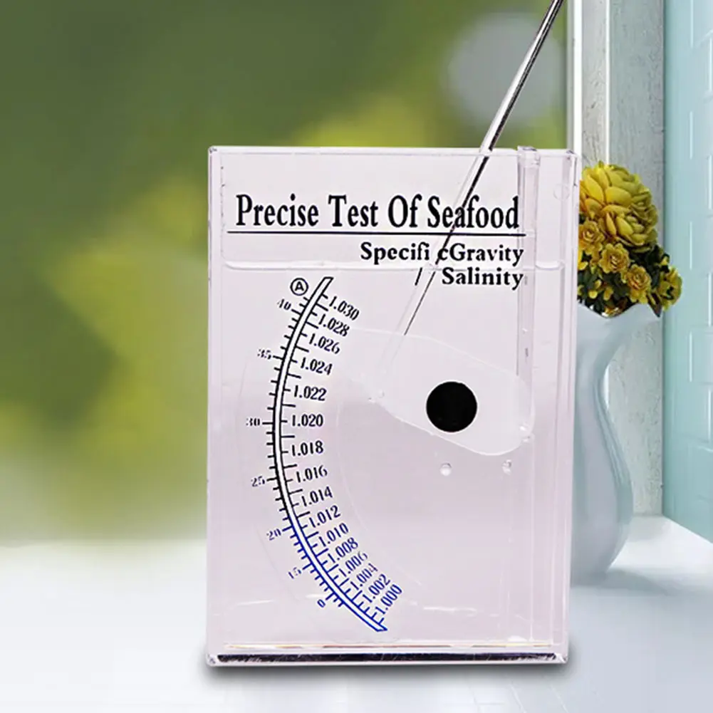 Salinity Meter Seawater Aquaculture Salinity Tester Aquarium Salinity Table Gardening And Home Furnishings Hot Selling Accessori
