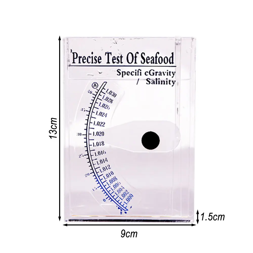 Salinity Meter Seawater Aquaculture Salinity Tester Aquarium Salinity Table Gardening And Home Furnishings Hot Selling Accessori