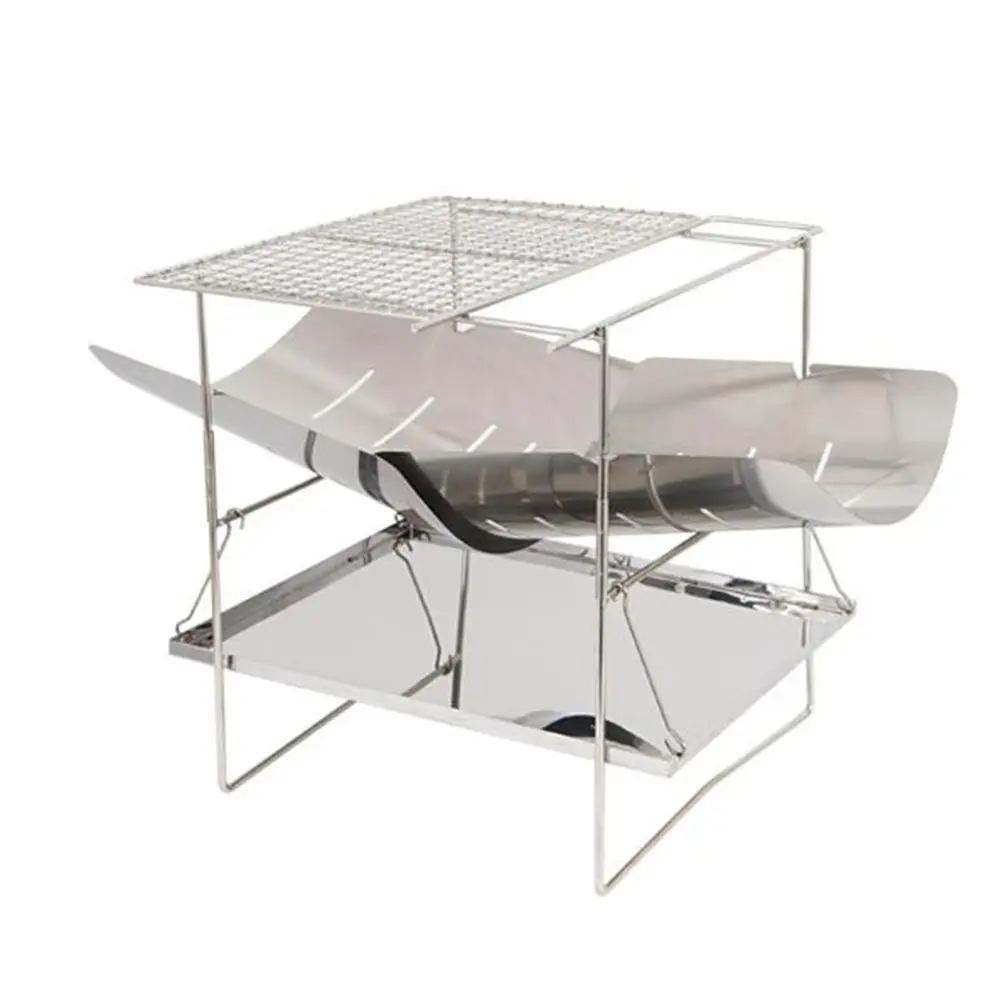 2PC Stainless Steel Baking Mesh Reusable Grilled Fish And Barbecue Grill Mesh Gardening And Home Furnishings Hot Selling Accesso
