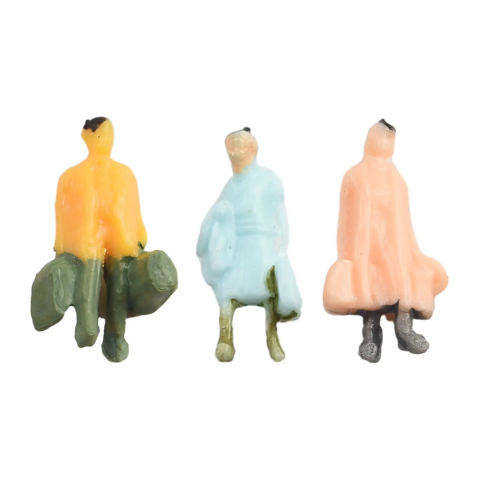 Figure Model People Passengers Railway Trains Painted Figures 100/200pcs 1:87 Scale Building Layout Decoration