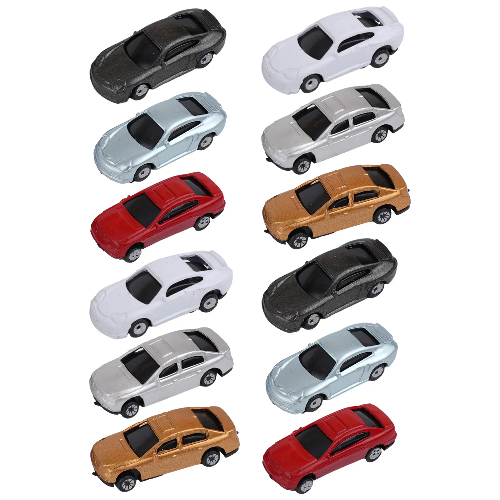 Building Model Model Car 1：160 Model 50pcs Color Layout Railway Scenery Scene Street For Railway Building Layout