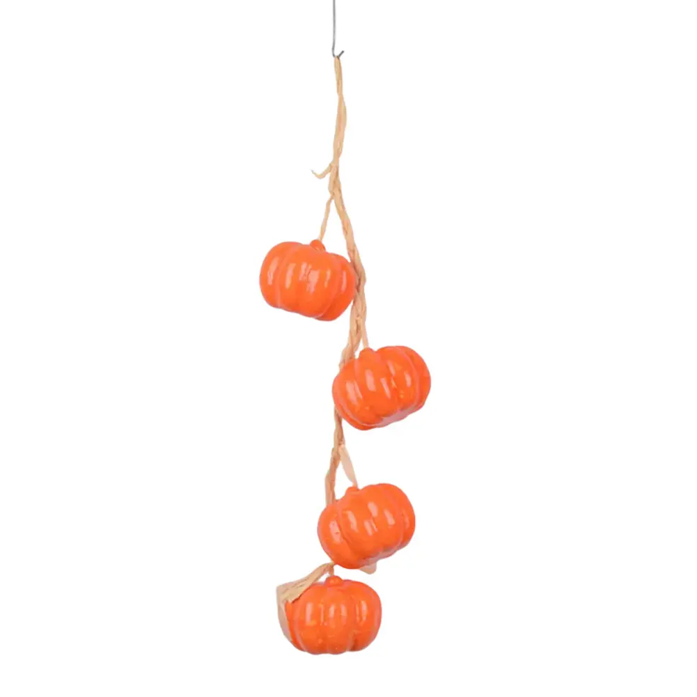 4 Strings Of Charming Faux Pumpkin Pendants For Farmhouse And Dining Rooms Beautiful Garden Decoration