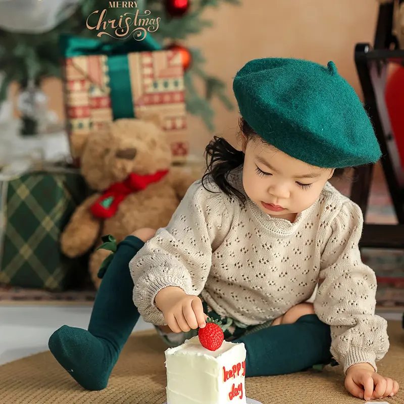 1-6Yrs Baby Girls Knit Sweater Cotton Long Sleeve Pullover Infant Toddler Fall Winter Top Clothes Hollowed Out Sweater Bottoming