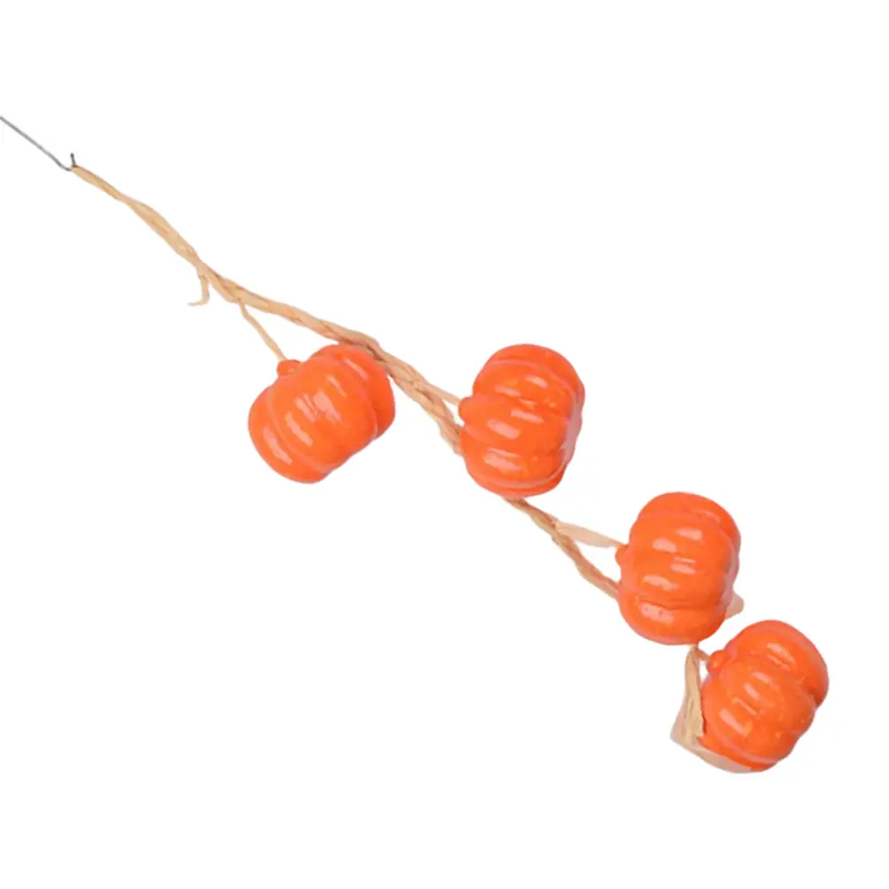4 Strings Of Charming Faux Pumpkin Pendants For Farmhouse And Dining Rooms Beautiful Garden Decoration