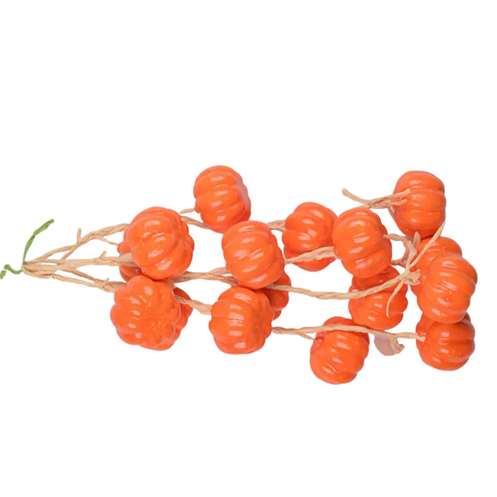 4 Strings Of Charming Faux Pumpkin Pendants For Farmhouse And Dining Rooms Beautiful Garden Decoration