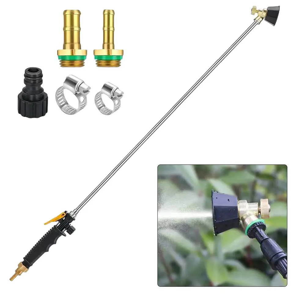 Sprayer Wand For Garden Hose 1/4" & 3/8" Barb Sprayer Wand 1/2" Connector Gardening Tool Accessories