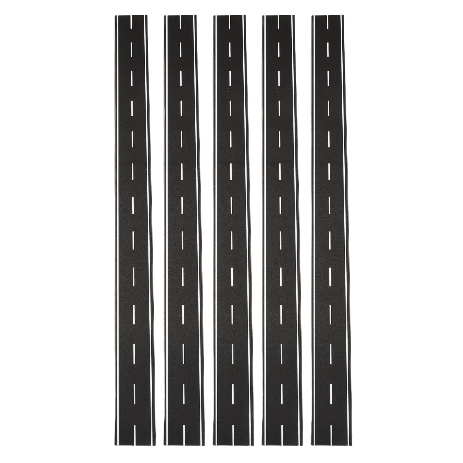 Railroads Road Strips Scale Strong Adhesion Trains Trees 1:160 40mm X 500mm 5Pcs Accessories Black Hobbies Toys