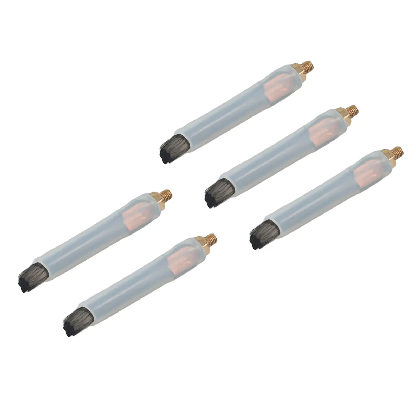 Effectively Clean Weld Bead M6 Welding Brush 5pcs Convenient Seam Cleaning With Silicone Sleeve Welding Materials High Quality