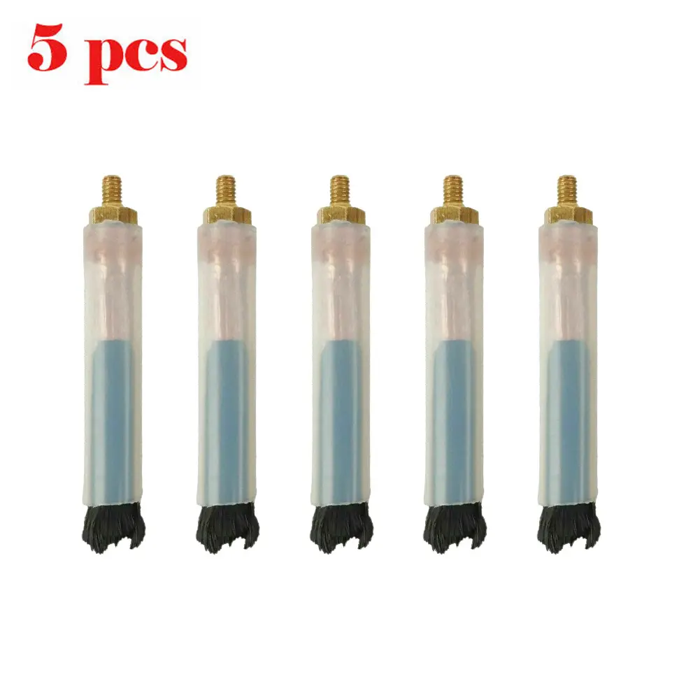 Effectively Clean Weld Bead M6 Welding Brush 5pcs Convenient Seam Cleaning With Silicone Sleeve Welding Materials High Quality