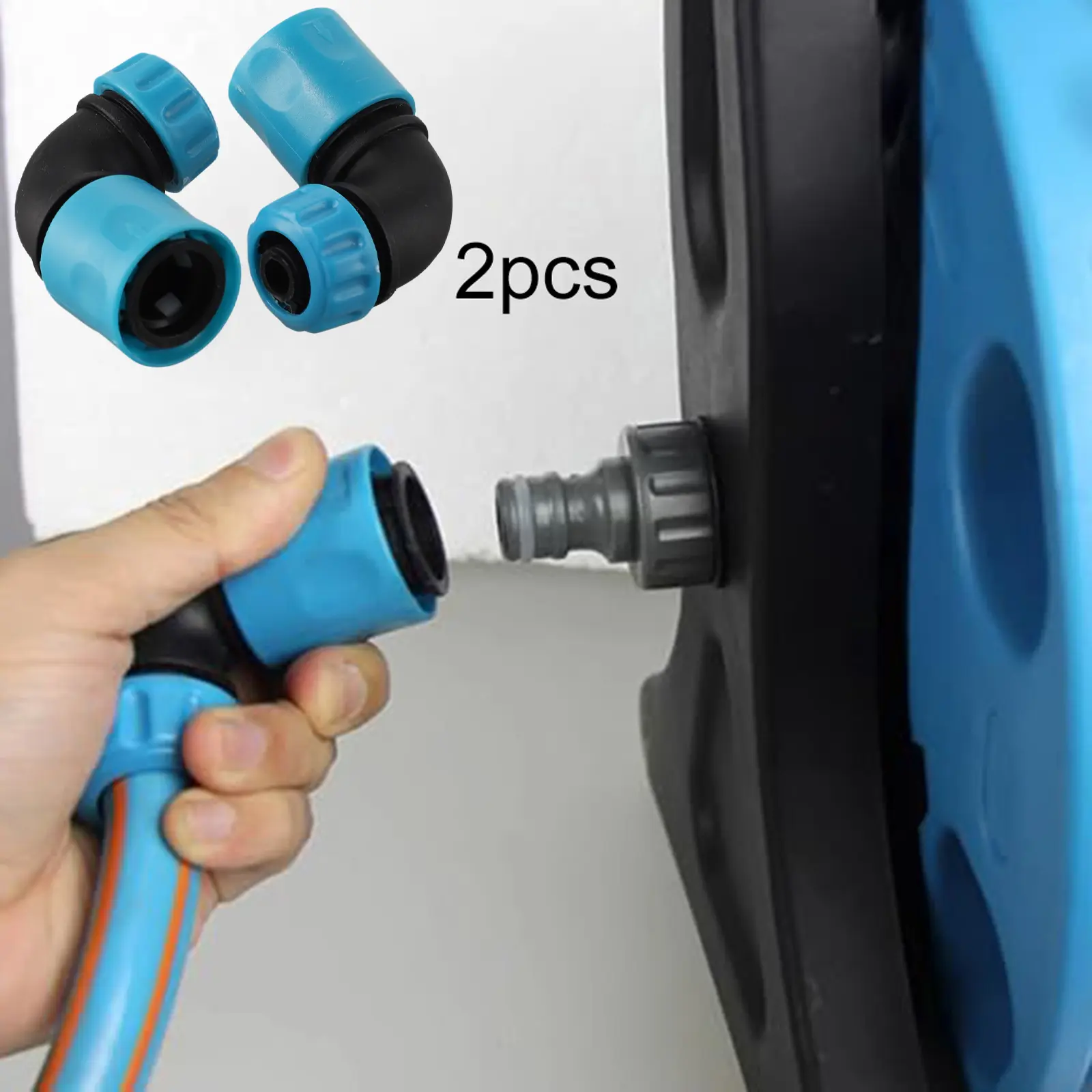 Irrigation Connectors Garden Hose Connectors Outdoor Use As Shown In The Figure 90 Degree Hose Elbow Fittings ABS Material