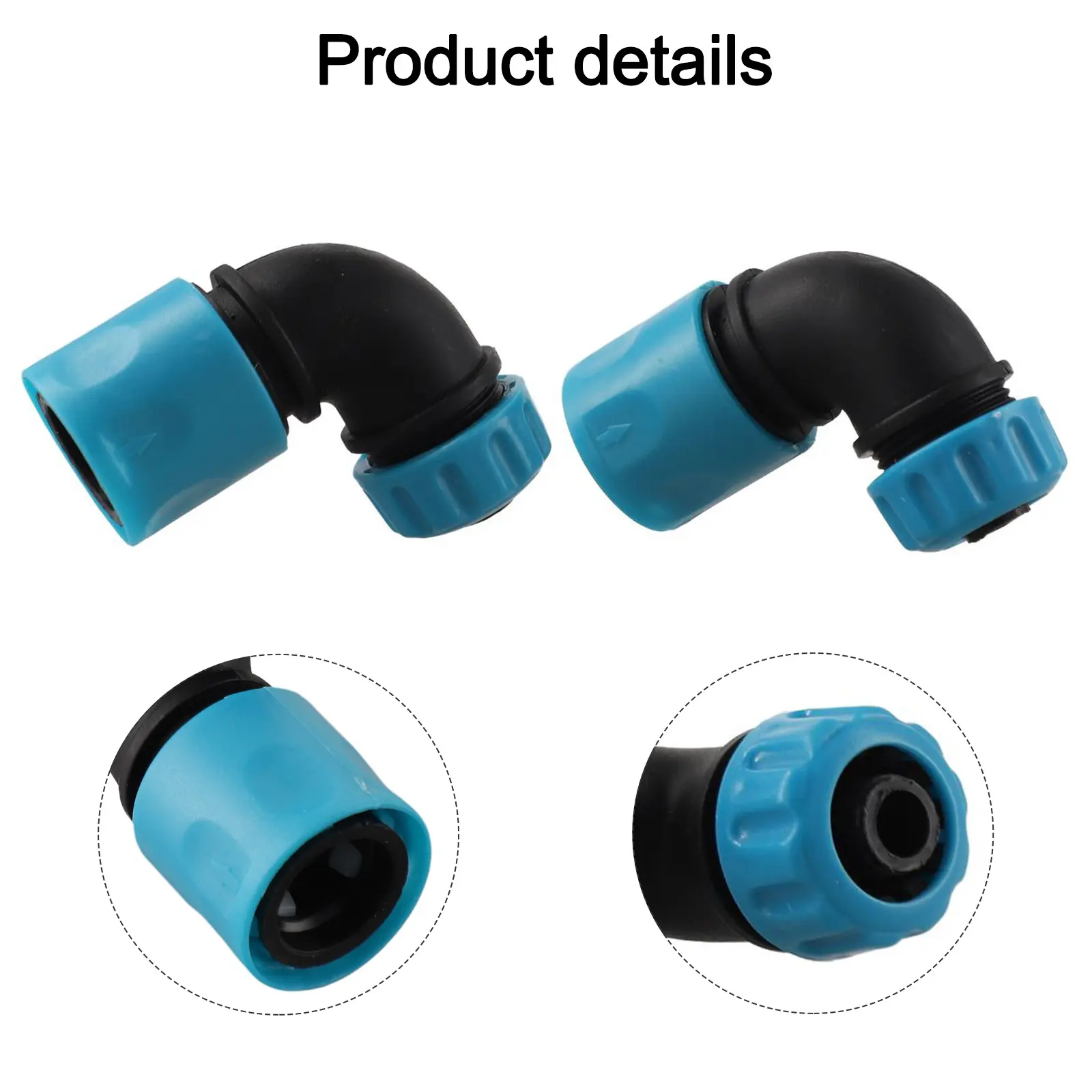 Irrigation Connectors Garden Hose Connectors Outdoor Use As Shown In The Figure 90 Degree Hose Elbow Fittings ABS Material