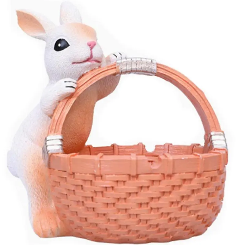 Easter Decorations Accessories Basket Rabbit Decoration Ornaments White Orange Gardening And Home Furnishings Hot Selling Access