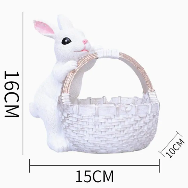 Easter Decorations Accessories Basket Rabbit Decoration Ornaments White Orange Gardening And Home Furnishings Hot Selling Access